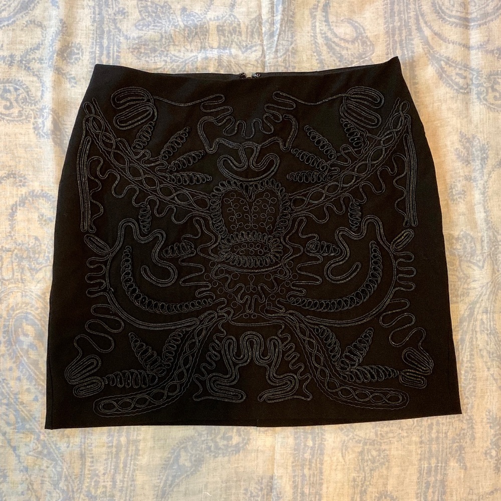 Forever 21 Contemporary Embroidered Skirt